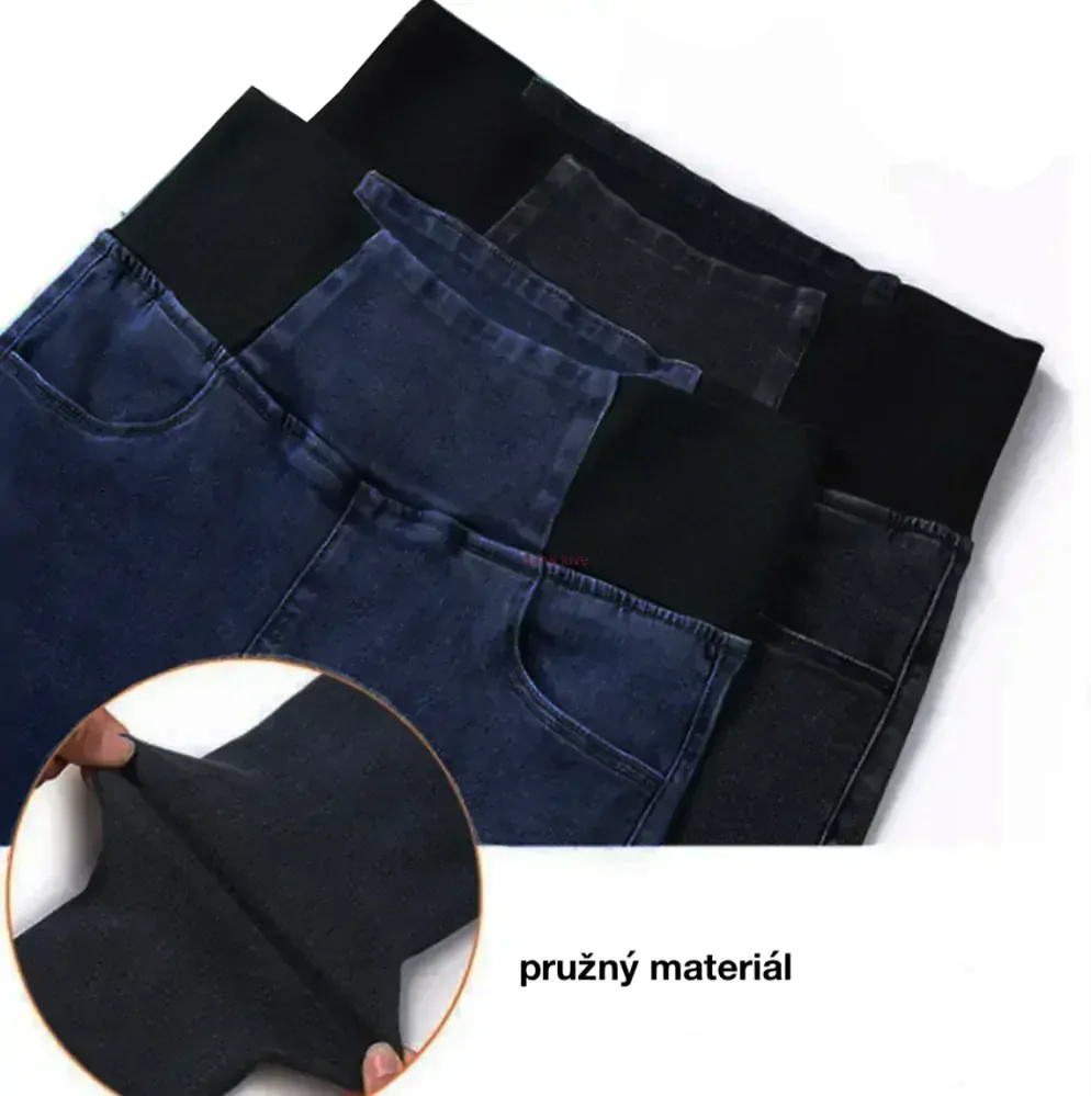 Lotty elastické džegíny pro baculky s gumou v pase
