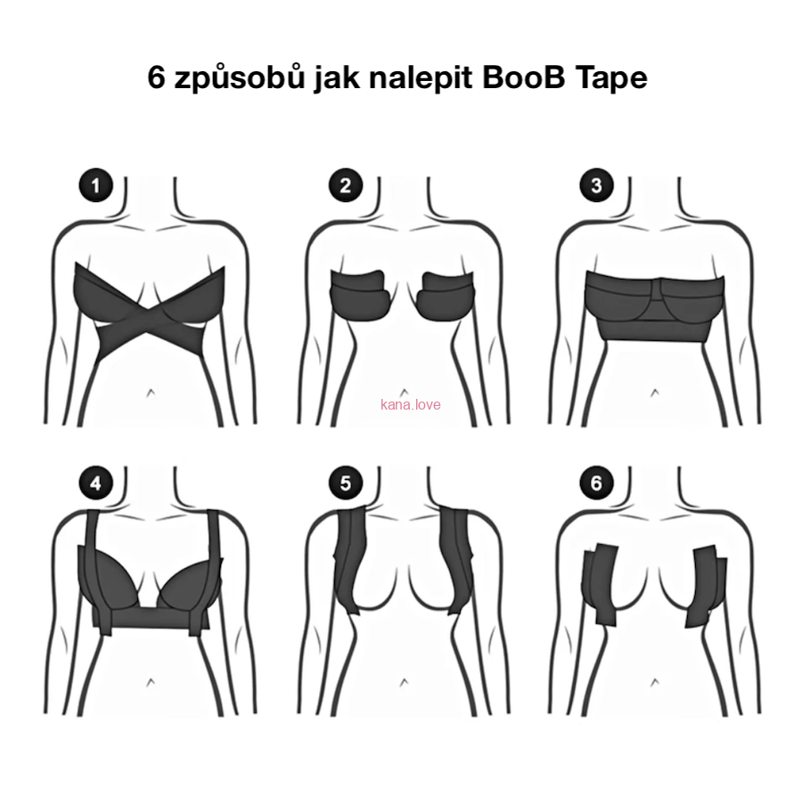 Páska na prsa BooB Tape