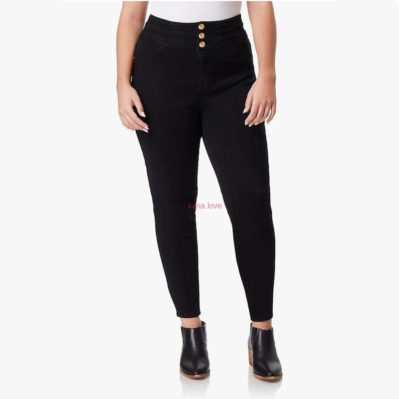 Queene nadměrné riflové džegíny na gumu