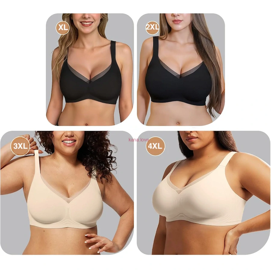 Nikol bezešvá podprsenka bez kostic pro plnější poprsí