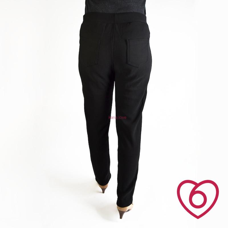 Lenka klasické černé kalhoty - nadměrná velikost