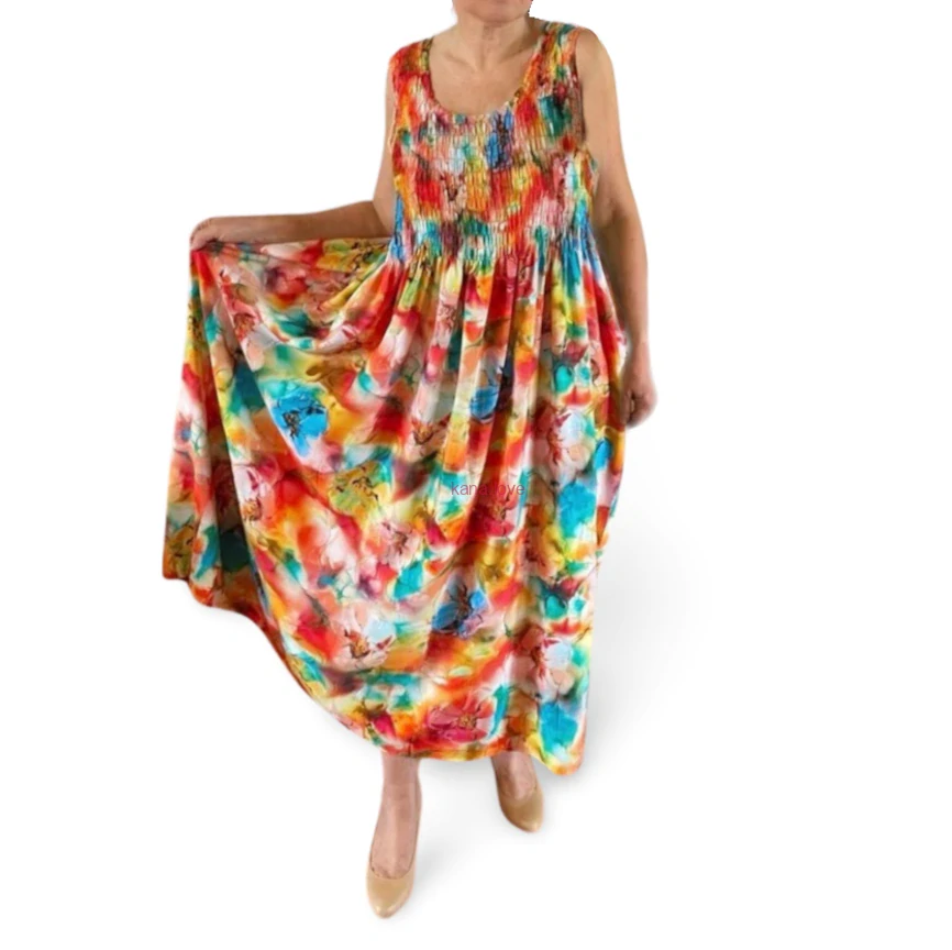 Flora bavlněné šaty s květinovým vzorem pro baculky