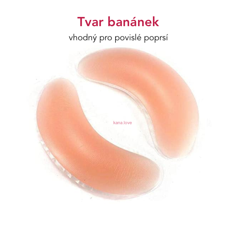 Silikonové push-up vycpávky
