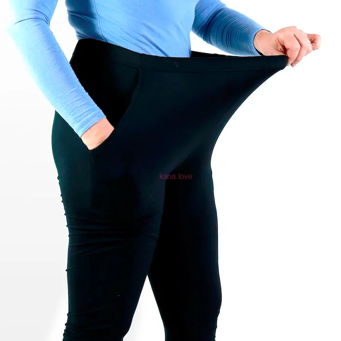 Julie 3/4 černé legíny s kapsama