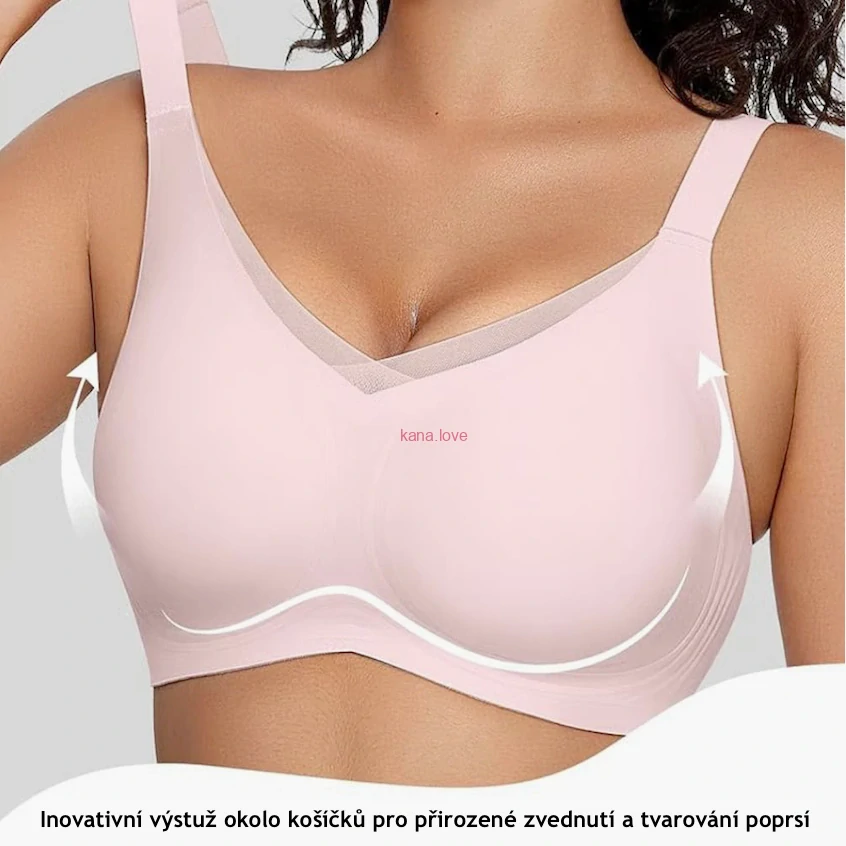 Nikol bezešvá podprsenka bez kostic pro plnější poprsí