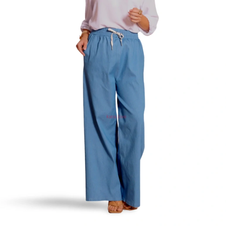 Maja nadměrné volné kalhoty à la džínovina