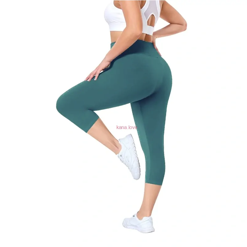 Lily tříčtvrteční barevné legíny do pasu pro baculky