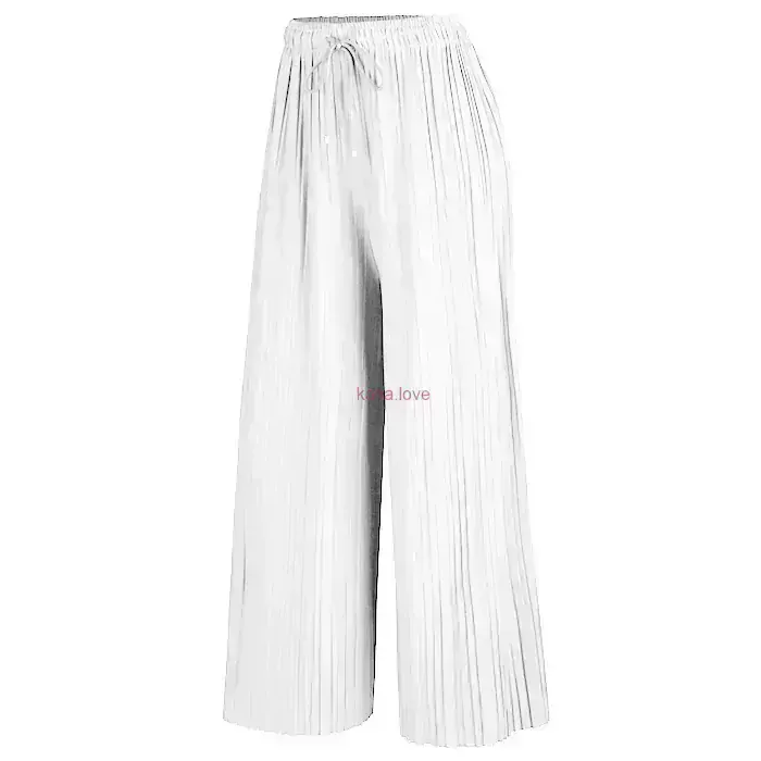 Pavla jednobarevné plisé kalhoty