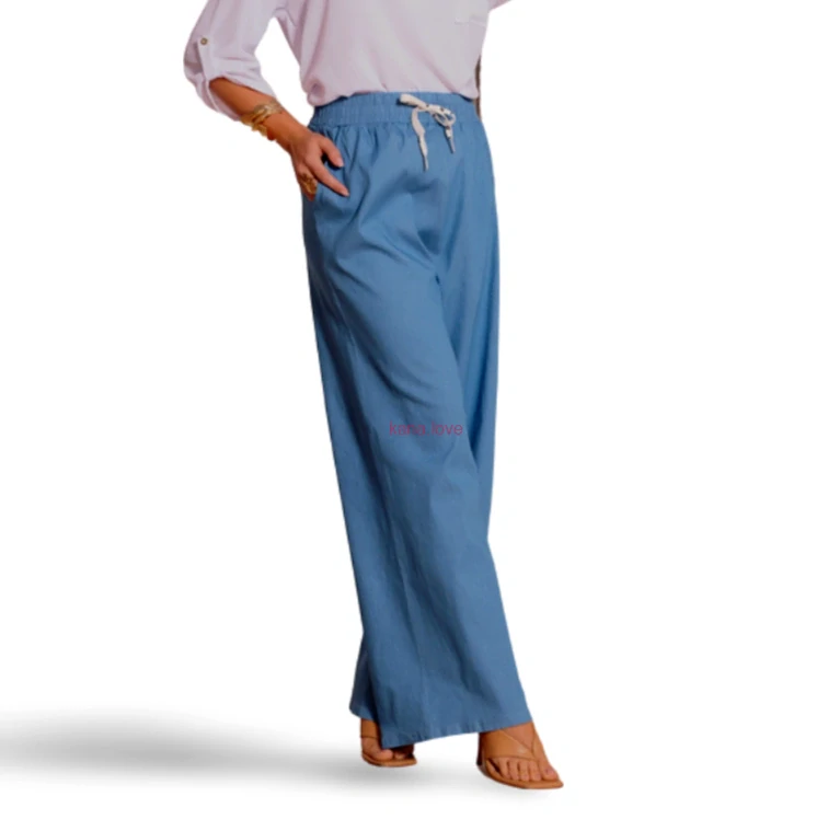 Maja nadměrné volné kalhoty à la džínovina