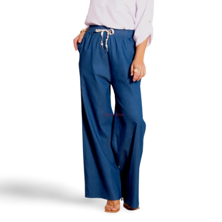 Maja nadměrné volné kalhoty à la džínovina