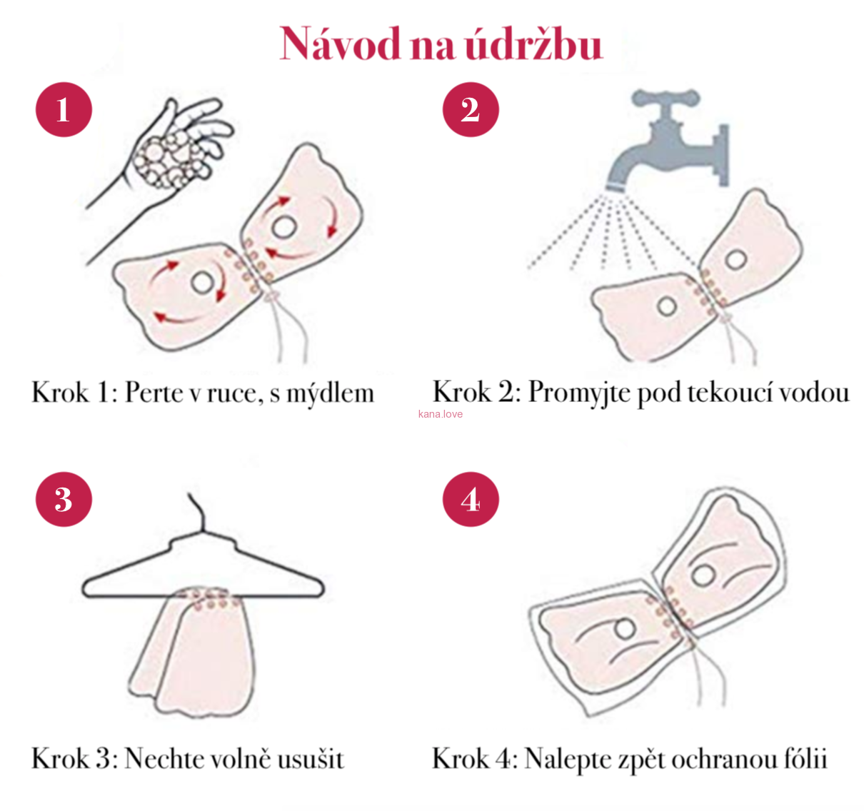 Mirabelle samodržící push-up podprsenka