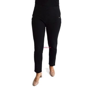 Lenka klasické černé kalhoty - nadměrná velikost